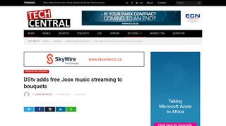 DStv adds free Joox music streaming to bouquets - TechCentral