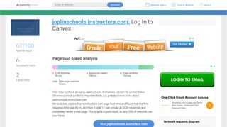 Access joplinschools.instructure.com. Log In to Canvas