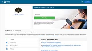 Jordan Tax Service (JTS): Login, Bill Pay, Customer Service and Care ...