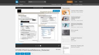 STORE-PSoft-QuickReference_Redacted - SlideShare