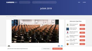JoSAA 2019 – Dates, Eligibility, Registration, Choice Filling