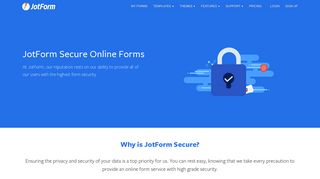 Secure Online Forms | Form Security | Jotform