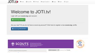 JOTI.tv - portal login