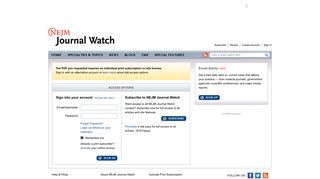 Print Archives - NEJM Journal Watch