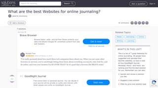 Best Websites for online journaling - Softonic