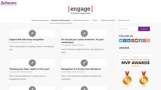 Rewards and Recognition | [engage]- The Employee ... - Achievers