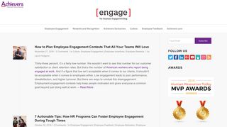 Employee Rewards | The Engage Blog - Achievers