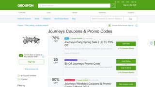 Journeys Coupons, Promo Codes & Deals 2019 - Groupon