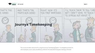 Journyx Timekeeping - SigSci Academy