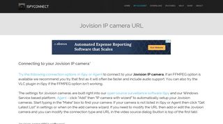 Connect to Jovision IP cameras