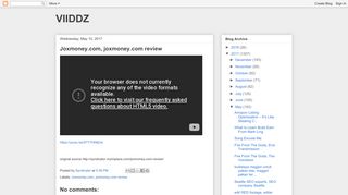 VIIDDZ: Joxmoney.com, joxmoney.com review