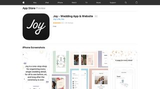 Joy - Wedding App & Website on the App Store - iTunes - Apple