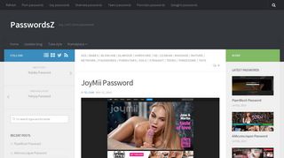 JoyMii Password | PasswordsZ