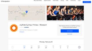 JoyRide Cycling + Fitness - Westport: Read Reviews and Book ...
