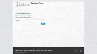 JoyTunes | Teachers Login