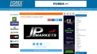 JP Markets Review - is jpmarkets.co.za scam or good forex broker?