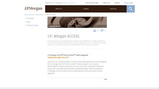 J.P. Morgan ACCESS | J.P. Morgan