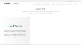 One Card - JP Morgan