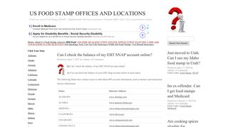 Can I check the balance of my EBT SNAP account online? | US FOOD ...
