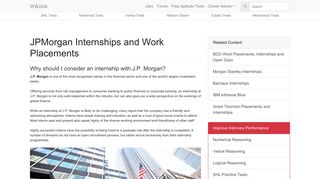 J.P. Morgan Internship Applications: All You Need To Know - WikiJob