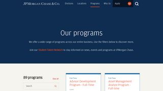 Jobs, Student Programs & Internships | JPMorgan Chase & Co.