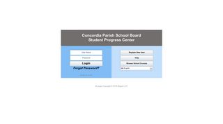 Student Progress Center - Concordia Parish School Board