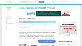 Access webmail.jpl.nasa.gov. Outlook Web App