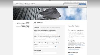 Search & Apply | Careers | JPMorgan Chase