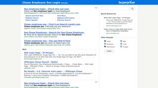 Chase Employee Sso Login - BuyerPricer.com