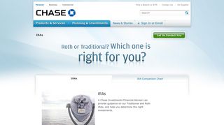 Individual Retirement Account (IRA), Traditional? Roth? | Chase