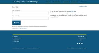 Log In - JP Morgan Corporate Challenge
