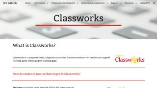 JPS EdTech - Classworks - Google Sites