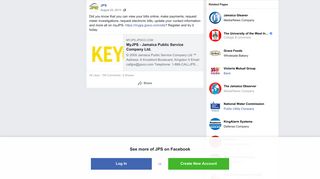 JPS - Did you know that you can view your bills online,... | Facebook