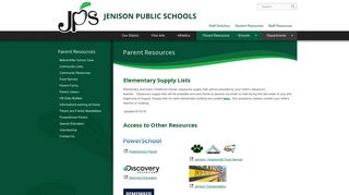 Parent Resources - Jenison Public Schools