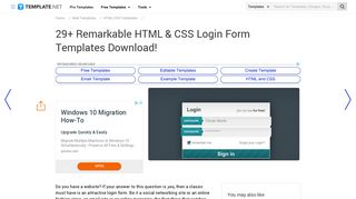 29+ Remarkable HTML & CSS Login Form Templates Download ...