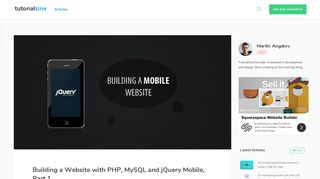 Building a Website with PHP, MySQL and jQuery Mobile, Part 1 ...