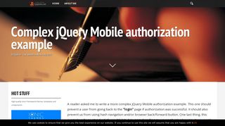 Complex jQuery Mobile authorization example - Gajotres.net