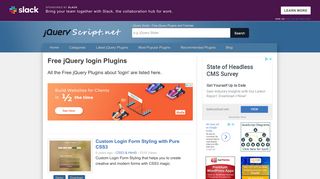 jQuery login Plugins | jQuery Script