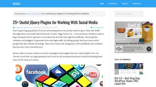 25+ Useful jQuery Plugins for Working With Social Media - NARGA
