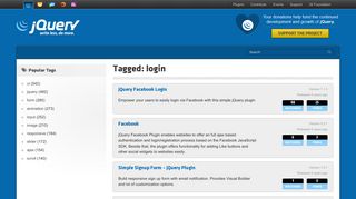login | jQuery Plugin Registry