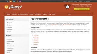 jQuery UI Demos | jQuery UI