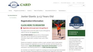 Junior Giants: 5-13 Years Old - Chico Area Recreation and Park District
