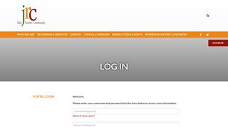 JRC : Portal : Portal Login