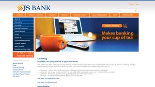 E-Banking - JS Bank