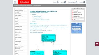 Example: Web Application (JSF) Using JPA - Oracle