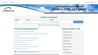 FAQ's / ?'s - Aviation Jobs and Aviation Employees JSfirm
