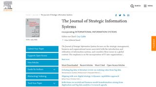 The Journal of Strategic Information Systems - Elsevier