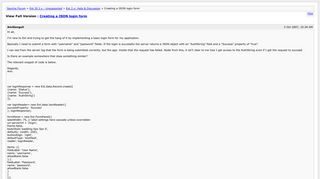 Creating a JSON login form [Archive] - Sencha Forum