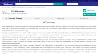 JSS Matrimony - Service Provider from Jagadguru, Mysore, India ...