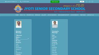 Message - Jyoti senior secondary school